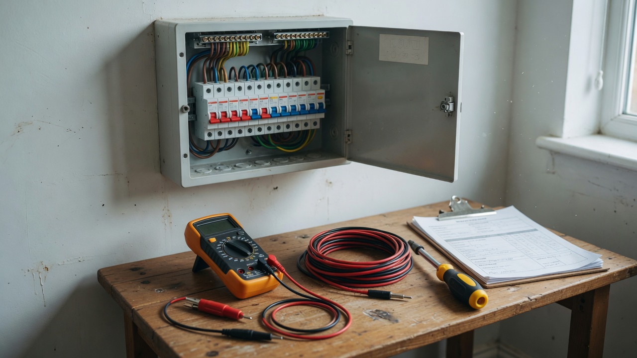 Independent electrician video marketing in 2026: the 60-second at-the-consumer-unit named-owner walkthrough that fills the callout diary (and the polished cinematic van reel that quietly loses rewire and EV-charger jobs)