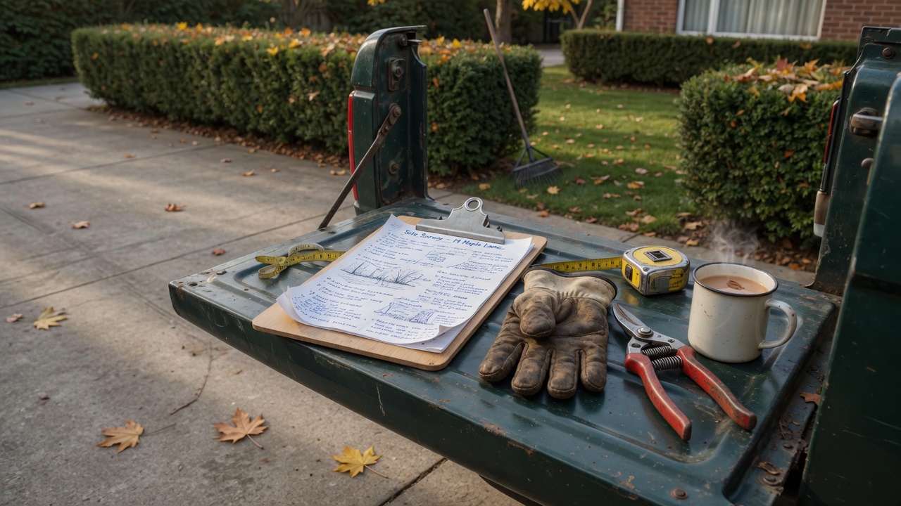 Independent landscape gardener video marketing in 2026: the 60-second at-the-clients-lawn named-gardener meet-your-gardener walkthrough that fills the seasonal-maintenance diary (and the polished cinematic drone-over-a-formal-garden reel that quietly loses first jobs)