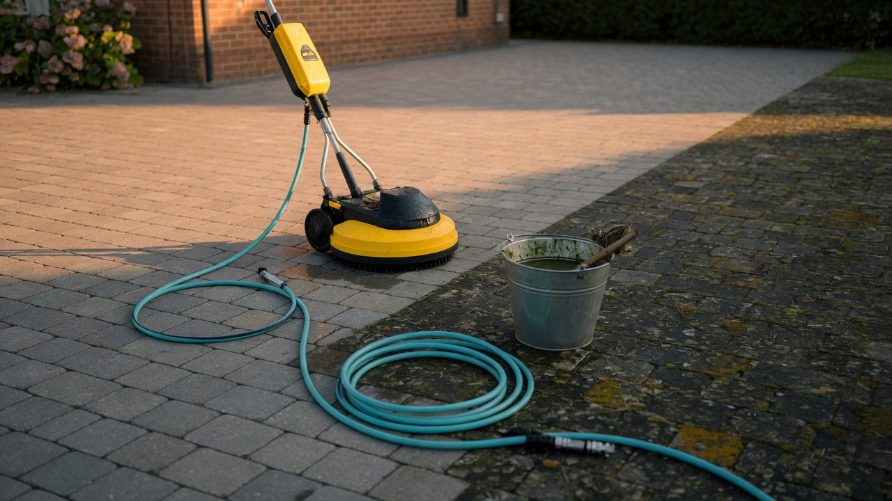 Independent pressure washing business video marketing in 2026: the 60-second at-the-van named-technician meet-your-pressure-washer walkthrough that fills the pre-marketing-driveway-and-Grade-II-Portland-stone-and-commercial-forecourt-schedule diary (and the polished cinematic drone-over-a-signwritten-transit reel that quietly loses first jobs)